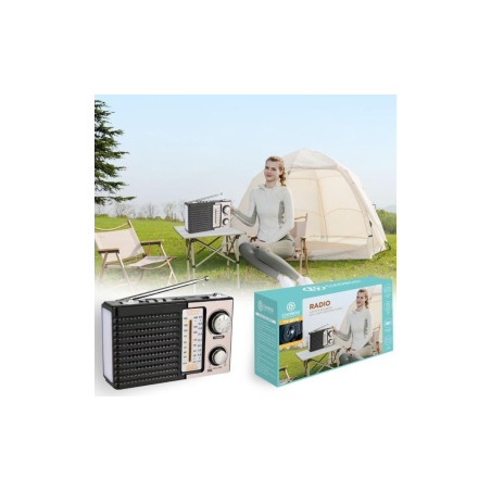 Radio portable multi bande FM/MW/SW design classique et réception puissante CIAOBOSI TX-8576-OR — Accessoire · Smarty Paris 18e